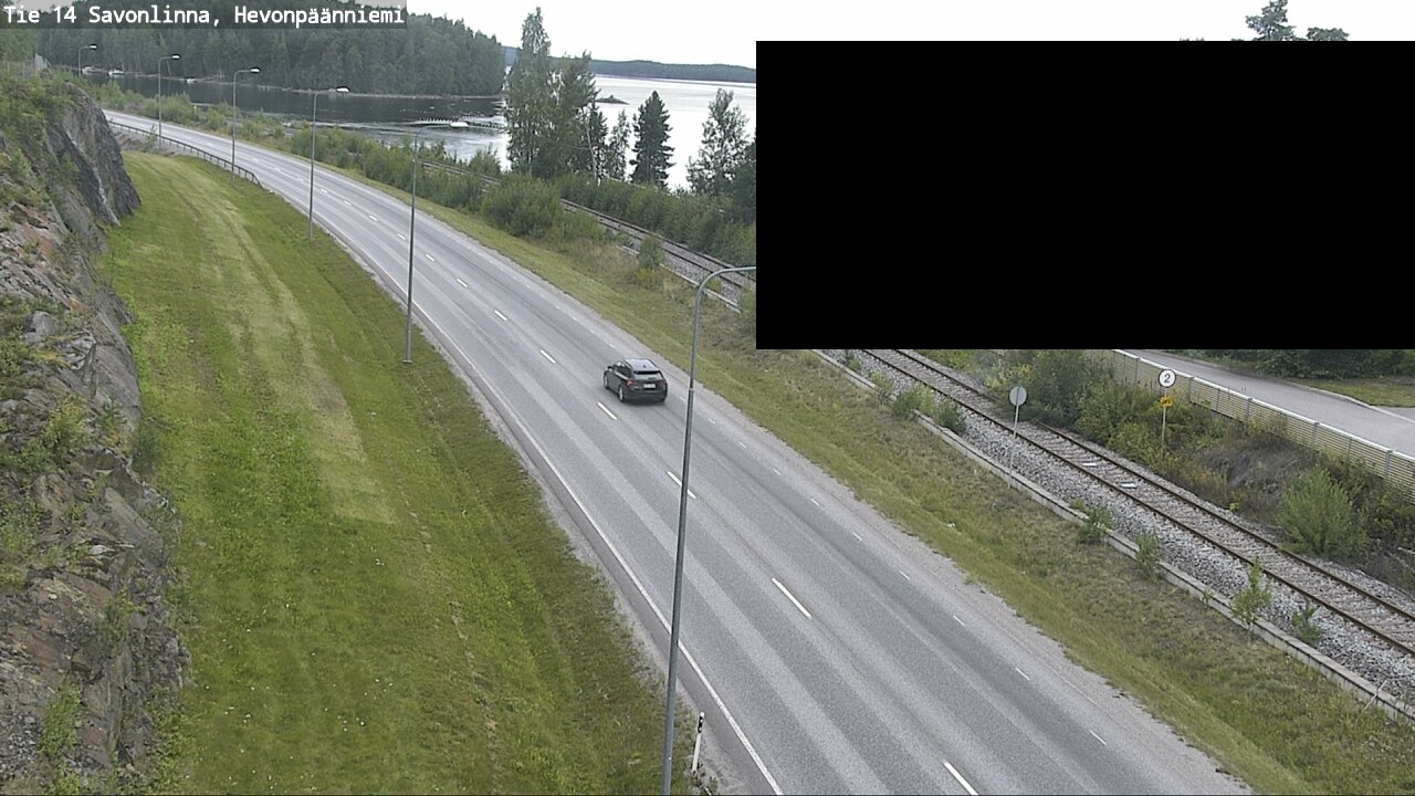 Weather Camera Image Road 14 Savonlinna, Hevonpäänniem, Savonlinna, Etelä-Savo