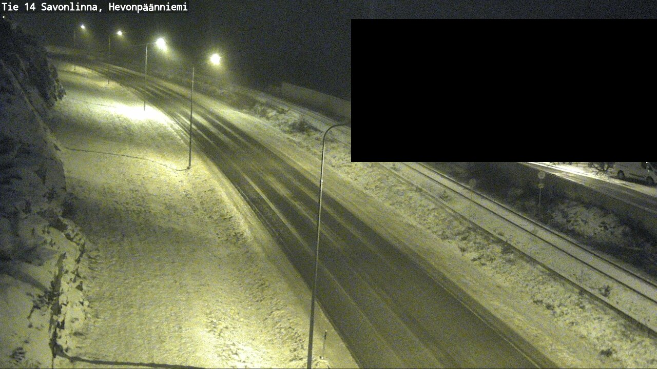 Weather Camera Image Road 14 Savonlinna, Hevonpäänniem, Savonlinna, Etelä-Savo