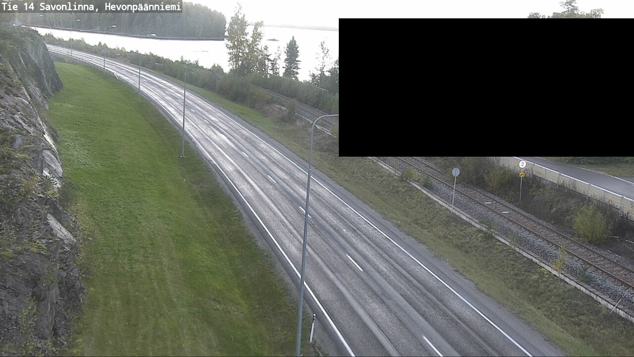 Weather Camera Image Road 14 Savonlinna, Hevonpäänniem, Savonlinna, Etelä-Savo