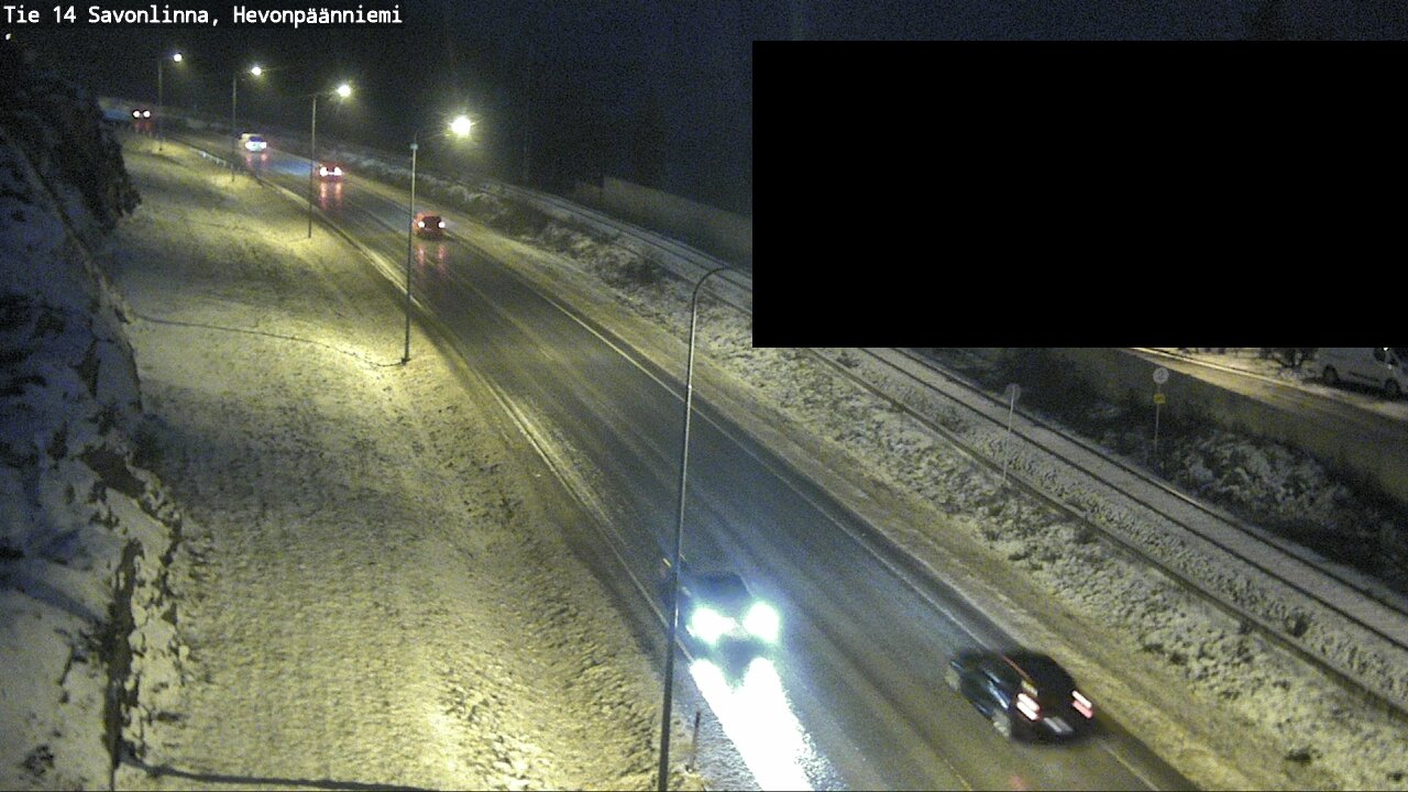 Weather Camera Image Road 14 Savonlinna, Hevonpäänniem, Savonlinna, Etelä-Savo