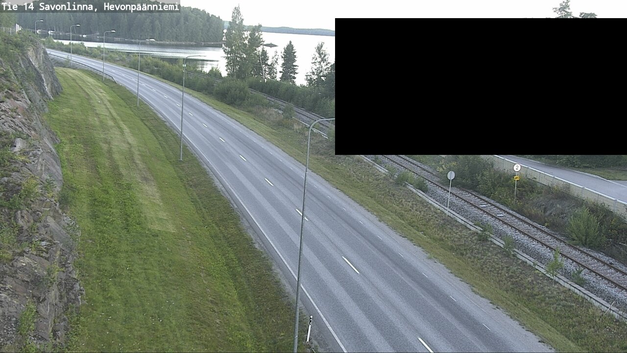 Weather Camera Image Road 14 Savonlinna, Hevonpäänniem, Savonlinna, Etelä-Savo