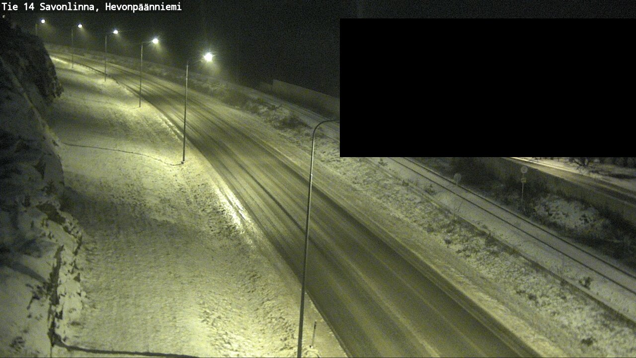 Weather Camera Image Road 14 Savonlinna, Hevonpäänniem, Savonlinna, Etelä-Savo