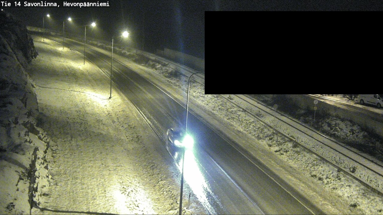 Weather Camera Image Road 14 Savonlinna, Hevonpäänniem, Savonlinna, Etelä-Savo