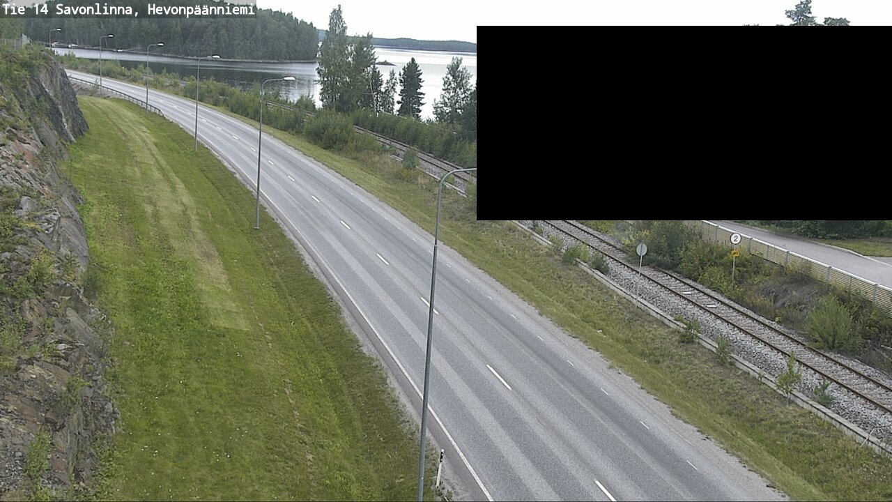 Weather Camera Image Road 14 Savonlinna, Hevonpäänniem, Savonlinna, Etelä-Savo