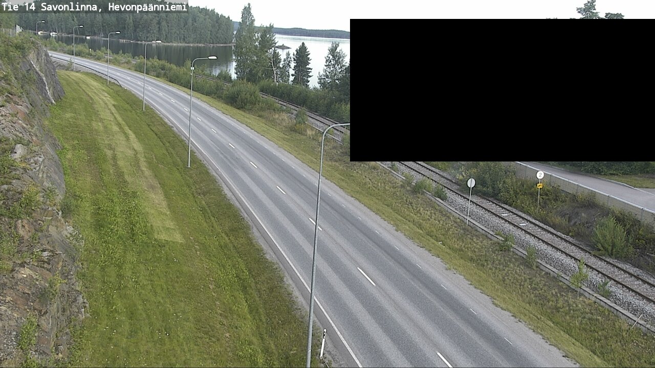 Weather Camera Image Road 14 Savonlinna, Hevonpäänniem, Savonlinna, Etelä-Savo