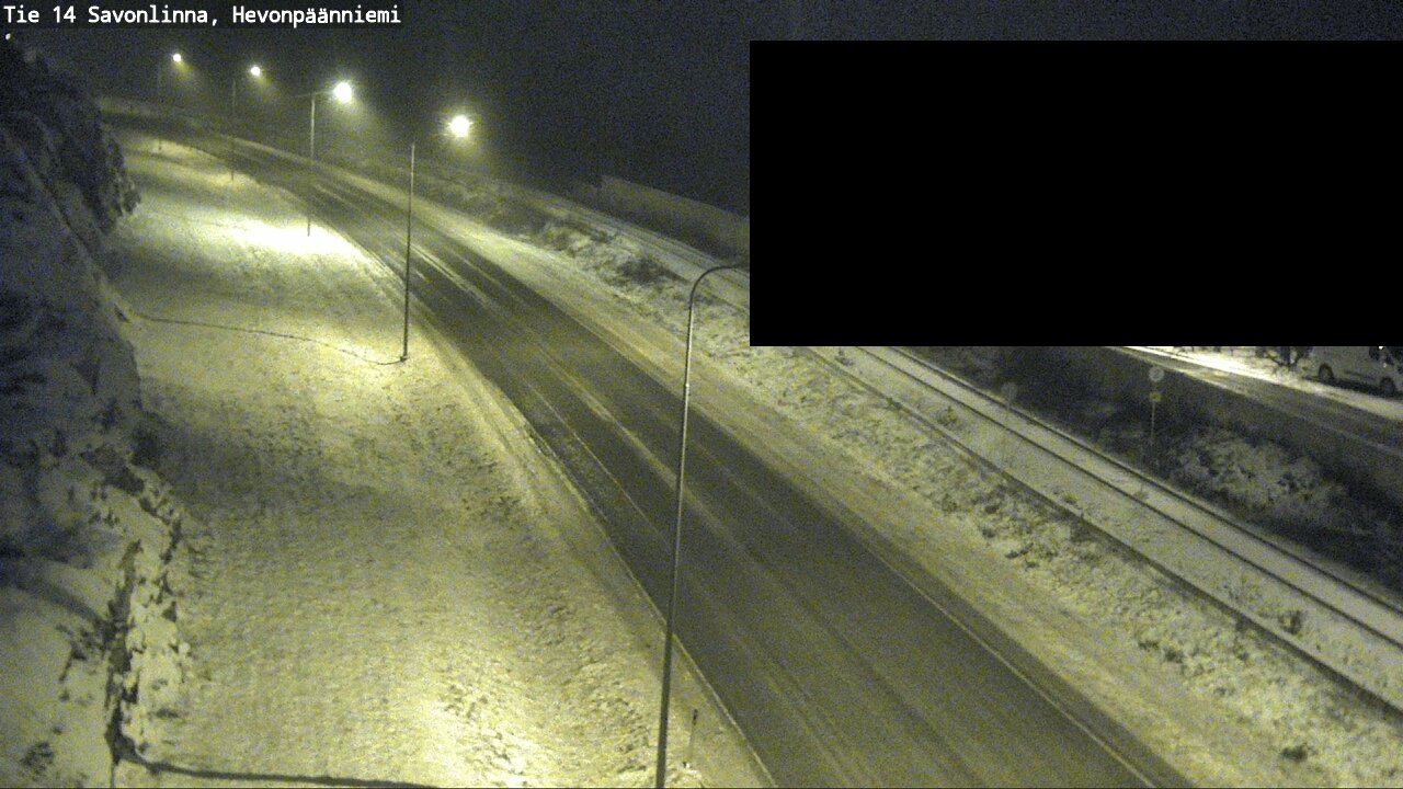 Weather Camera Image Road 14 Savonlinna, Hevonpäänniem, Savonlinna, Etelä-Savo
