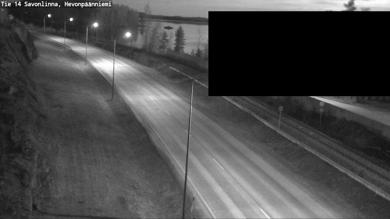 Weather Camera Image Road 14 Savonlinna, Hevonpäänniem, Savonlinna, Etelä-Savo
