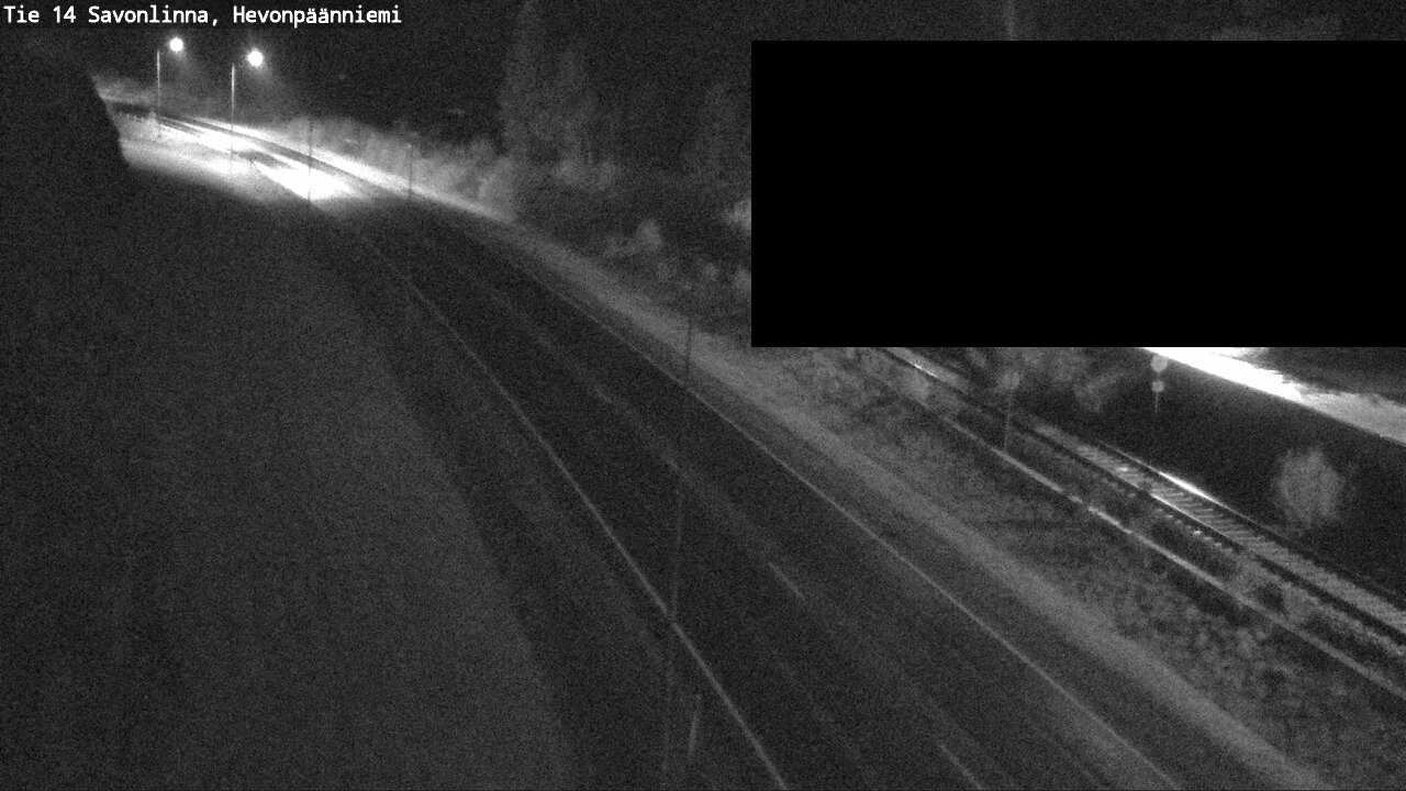 Weather Camera Image Road 14 Savonlinna, Hevonpäänniem, Savonlinna, Etelä-Savo
