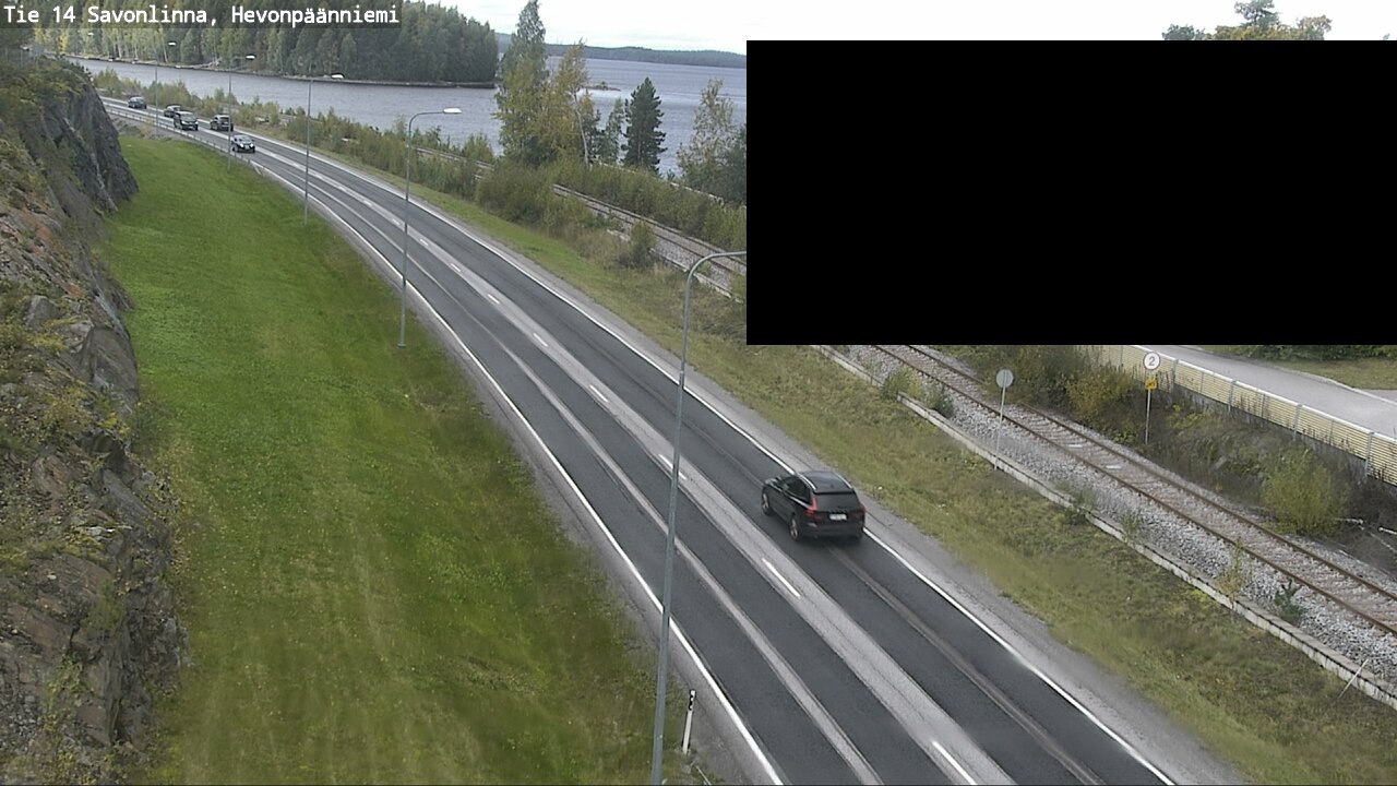 Weather Camera Image Road 14 Savonlinna, Hevonpäänniem, Savonlinna, Etelä-Savo