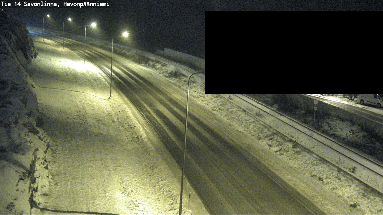 Weather Camera Image Road 14 Savonlinna, Hevonpäänniem, Savonlinna, Etelä-Savo
