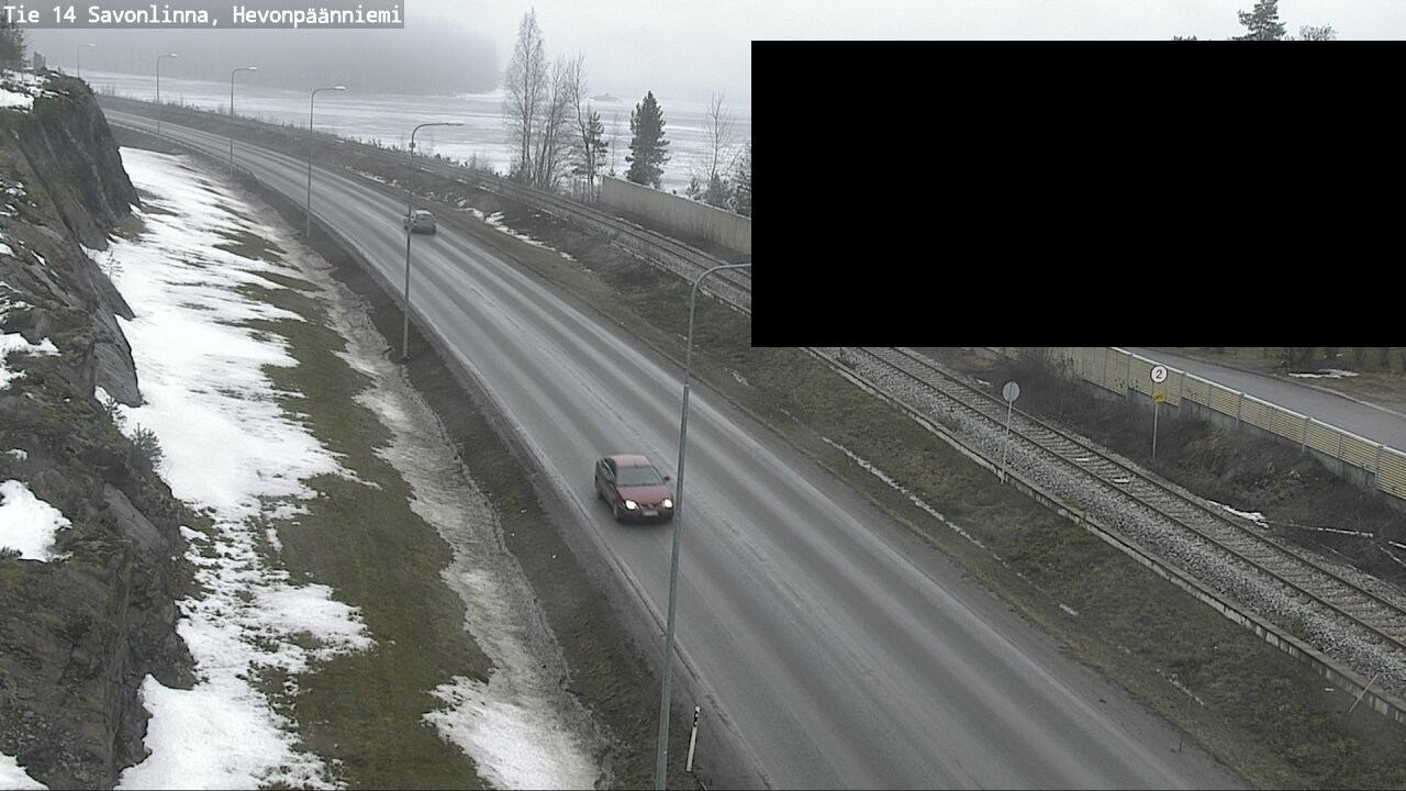 Weather Camera Image Road 14 Savonlinna, Hevonpäänniem, Savonlinna, Etelä-Savo