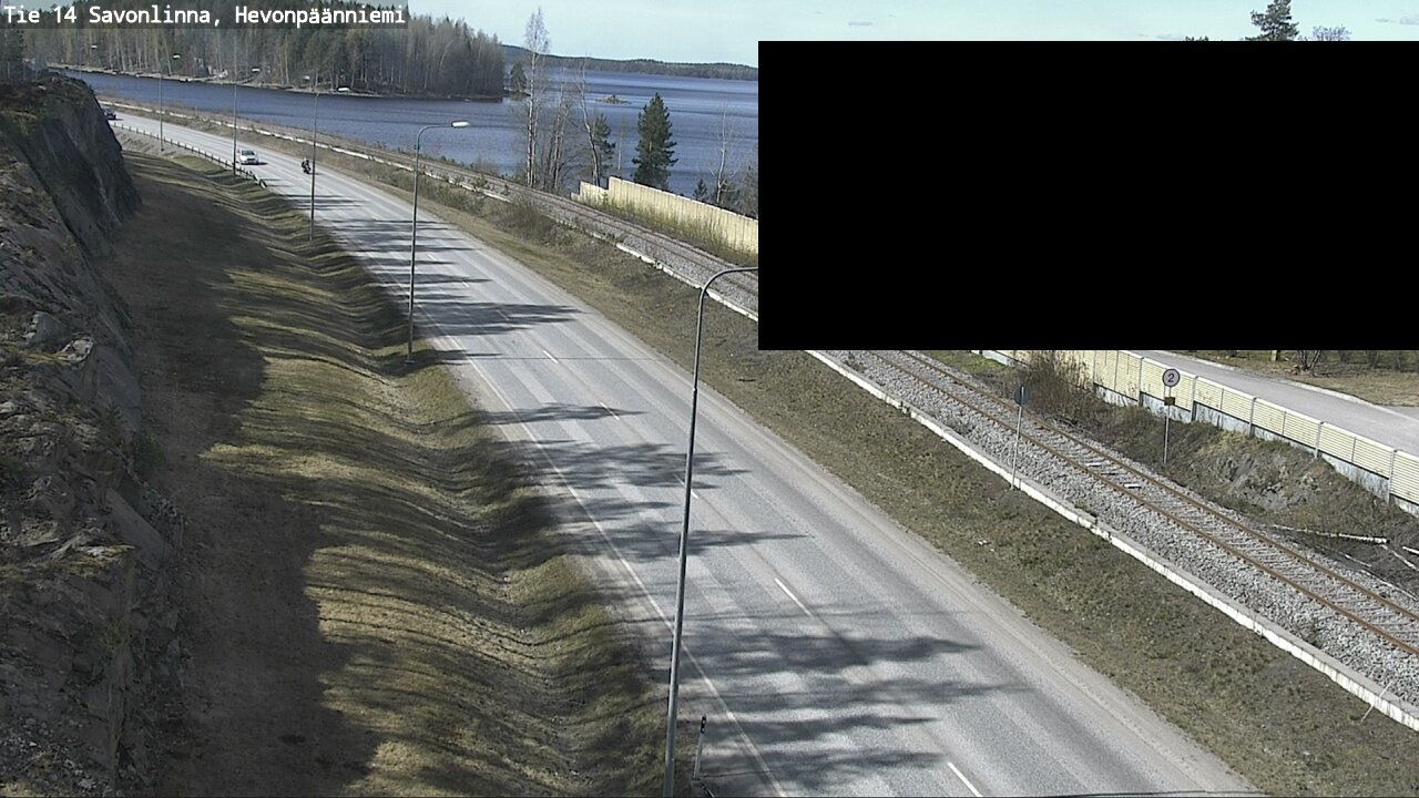 Weather Camera Image Väg 14 Nyslott, Hevonpäänniemi, Savonlinna, Etelä-Savo