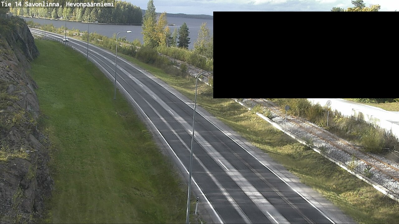 Weather Camera Image Road 14 Savonlinna, Hevonpäänniem, Savonlinna, Etelä-Savo