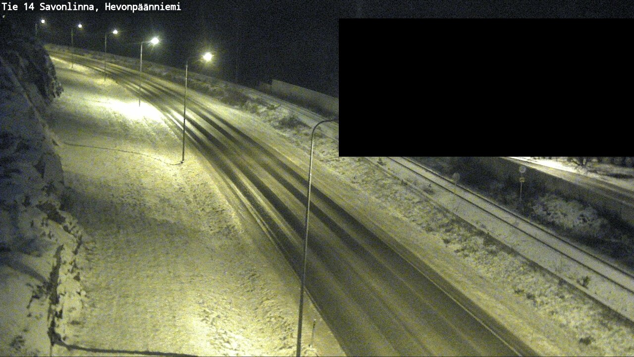 Weather Camera Image Road 14 Savonlinna, Hevonpäänniem, Savonlinna, Etelä-Savo