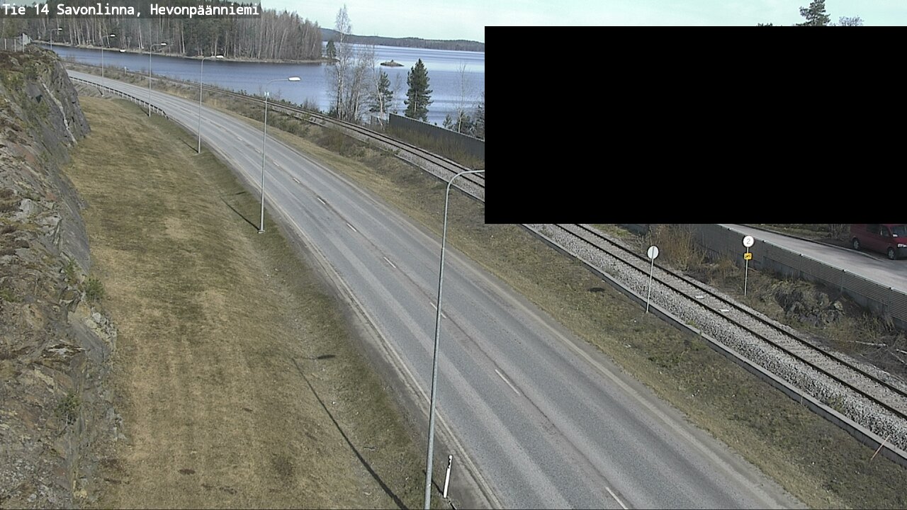 Weather Camera Image Väg 14 Nyslott, Hevonpäänniemi, Savonlinna, Etelä-Savo