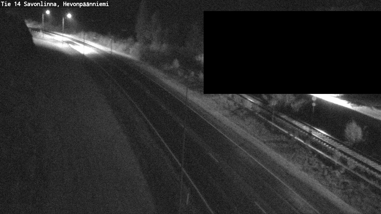 Weather Camera Image Road 14 Savonlinna, Hevonpäänniem, Savonlinna, Etelä-Savo