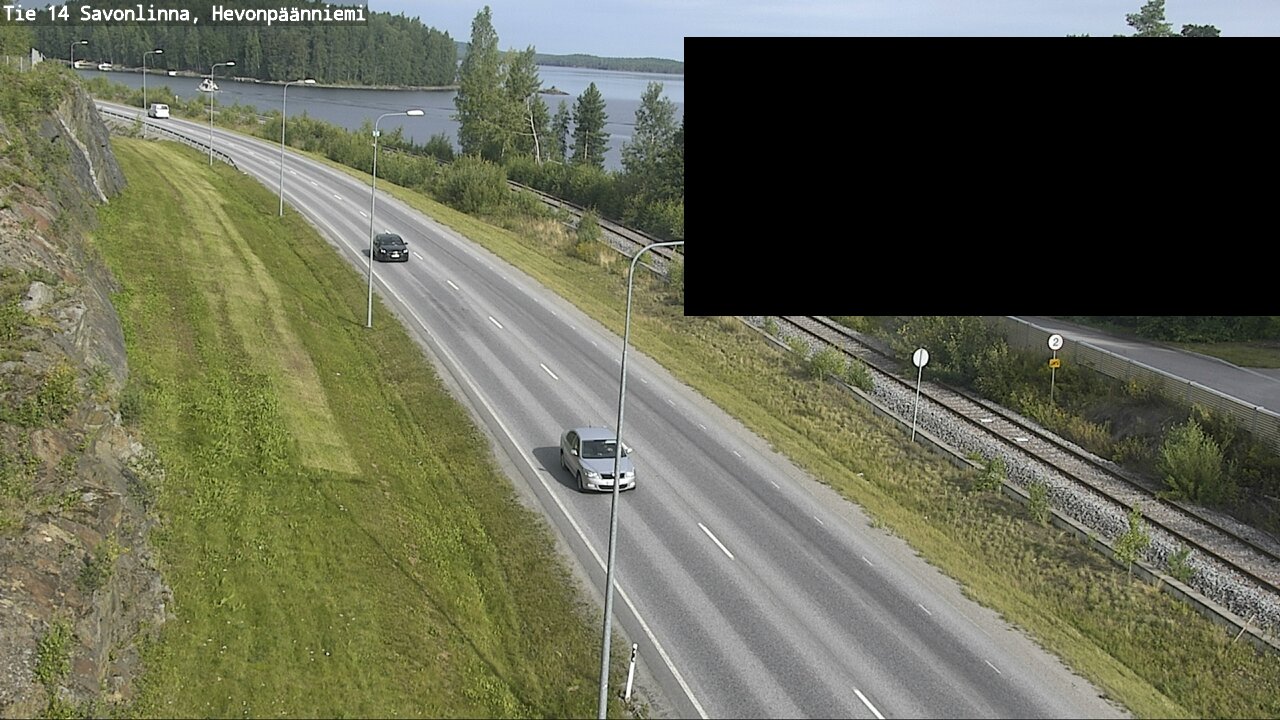 Weather Camera Image Road 14 Savonlinna, Hevonpäänniem, Savonlinna, Etelä-Savo