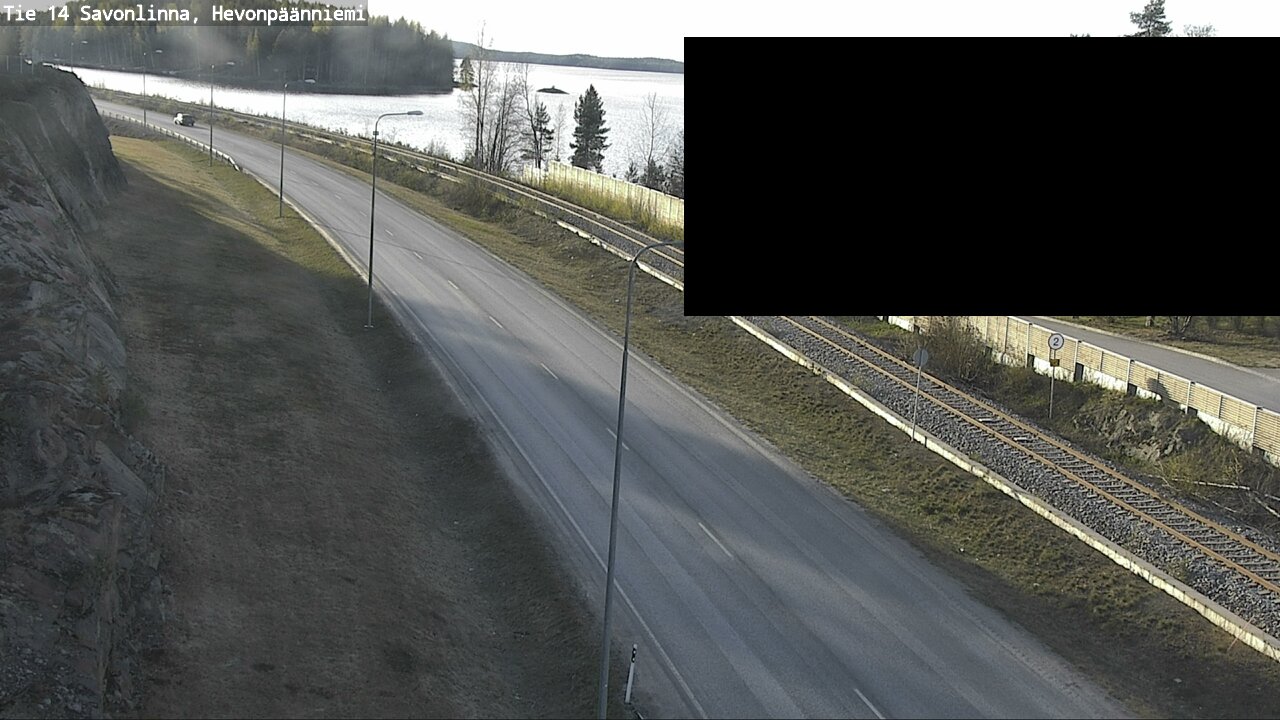 Weather Camera Image Väg 14 Nyslott, Hevonpäänniemi, Savonlinna, Etelä-Savo