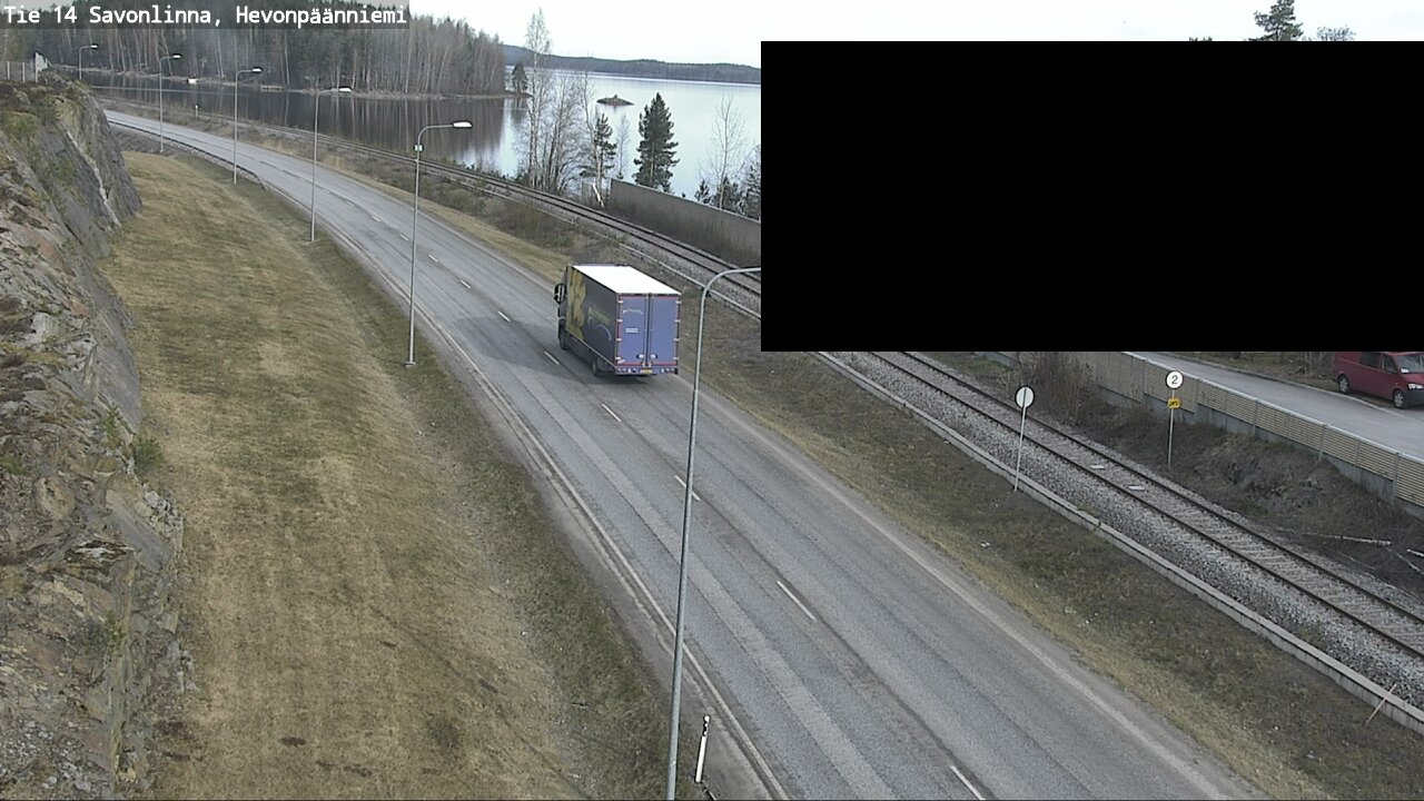 Weather Camera Image Väg 14 Nyslott, Hevonpäänniemi, Savonlinna, Etelä-Savo
