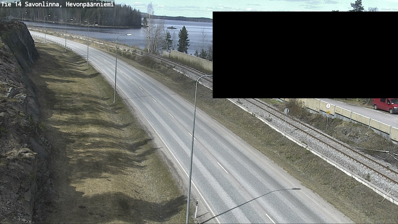 Weather Camera Image Väg 14 Nyslott, Hevonpäänniemi, Savonlinna, Etelä-Savo