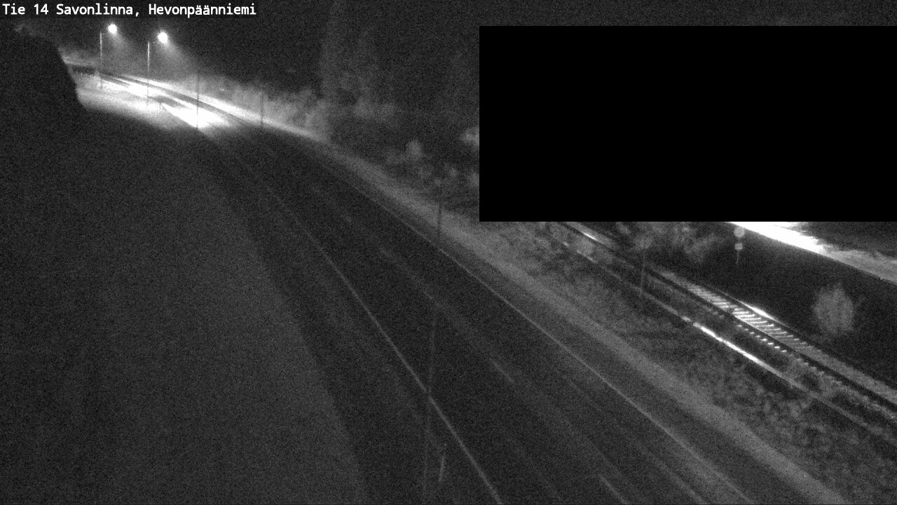 Weather Camera Image Road 14 Savonlinna, Hevonpäänniem, Savonlinna, Etelä-Savo