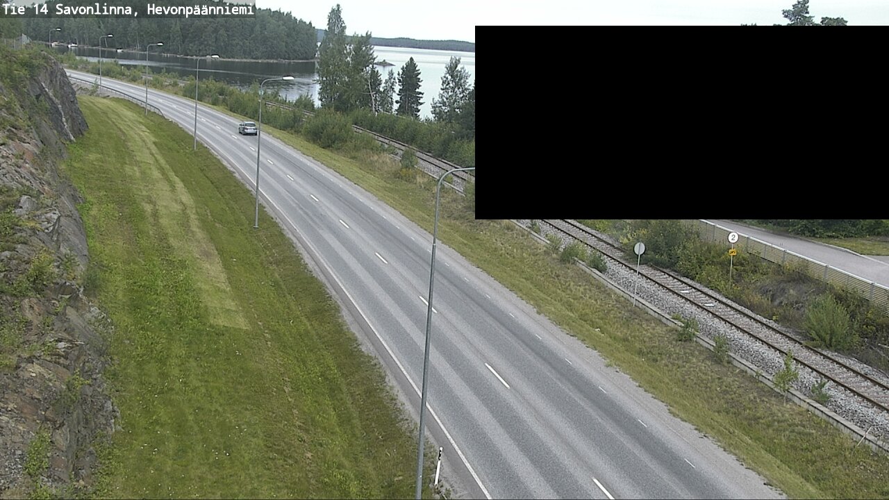 Weather Camera Image Road 14 Savonlinna, Hevonpäänniem, Savonlinna, Etelä-Savo