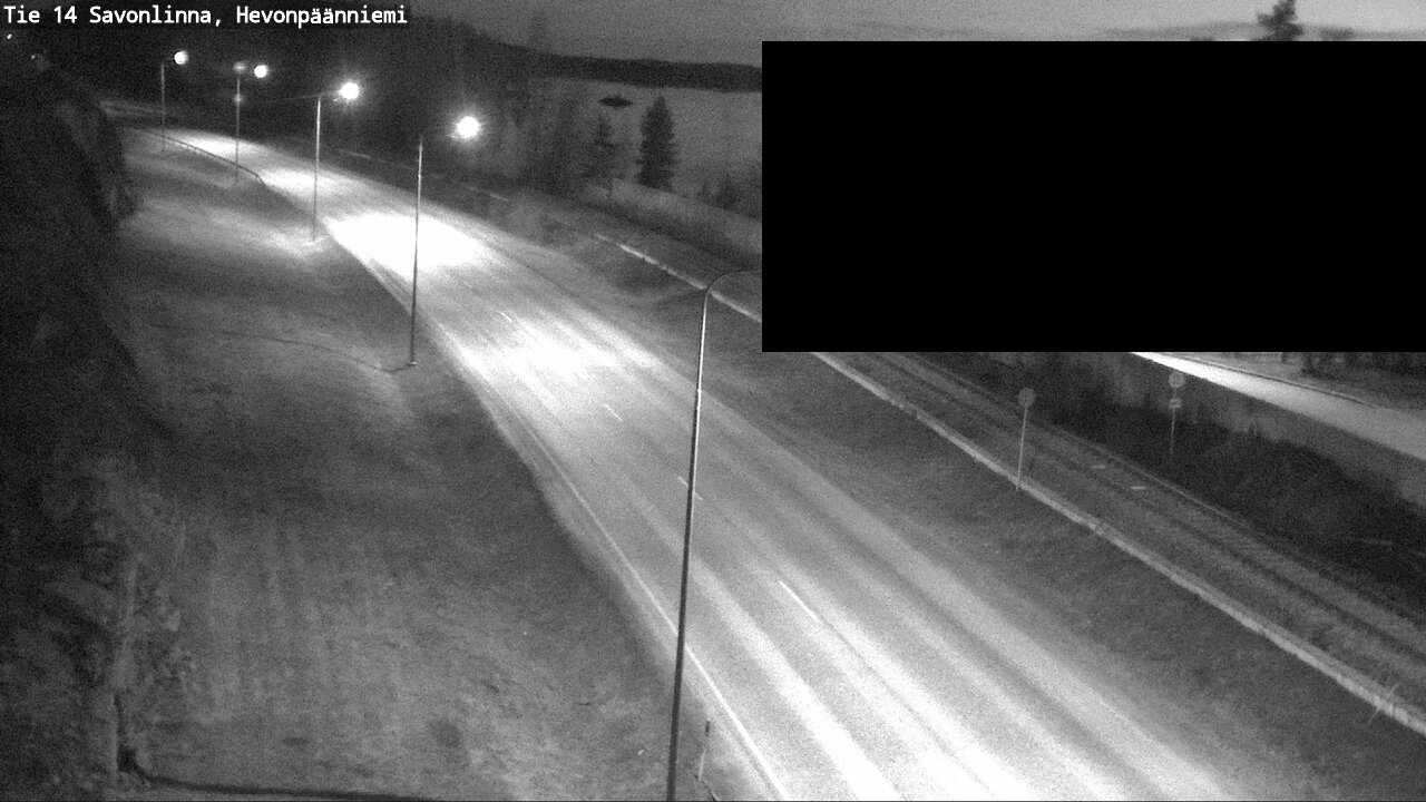 Weather Camera Image Road 14 Savonlinna, Hevonpäänniem, Savonlinna, Etelä-Savo