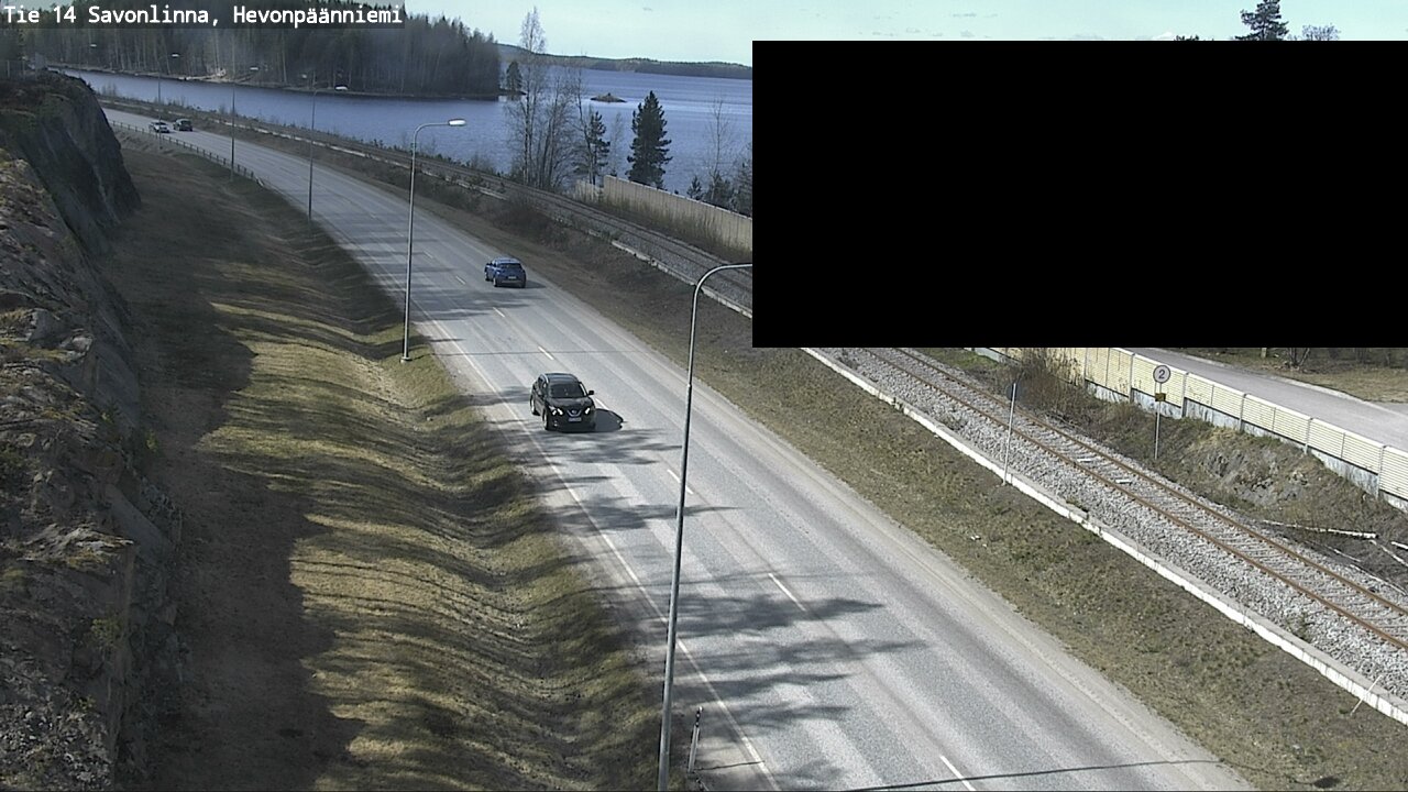 Weather Camera Image Väg 14 Nyslott, Hevonpäänniemi, Savonlinna, Etelä-Savo