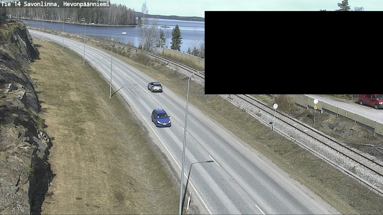Weather Camera Image Väg 14 Nyslott, Hevonpäänniemi, Savonlinna, Etelä-Savo