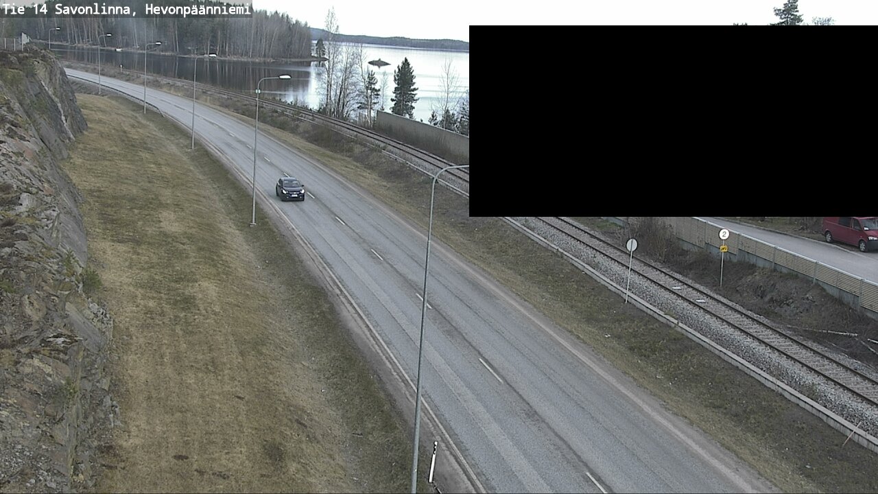 Weather Camera Image Väg 14 Nyslott, Hevonpäänniemi, Savonlinna, Etelä-Savo