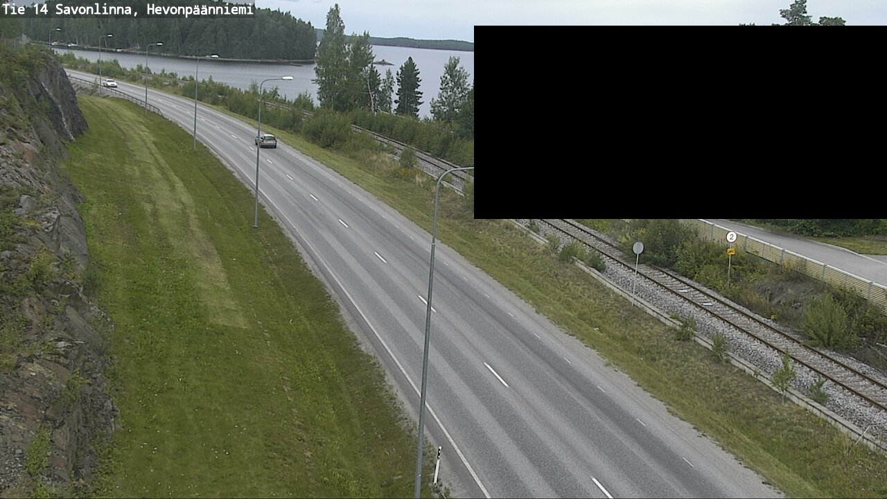 Weather Camera Image Road 14 Savonlinna, Hevonpäänniem, Savonlinna, Etelä-Savo