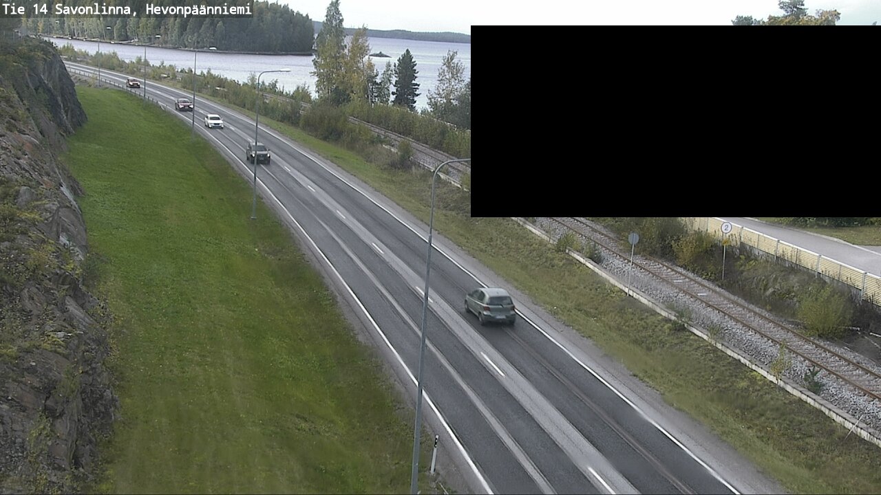 Weather Camera Image Road 14 Savonlinna, Hevonpäänniem, Savonlinna, Etelä-Savo