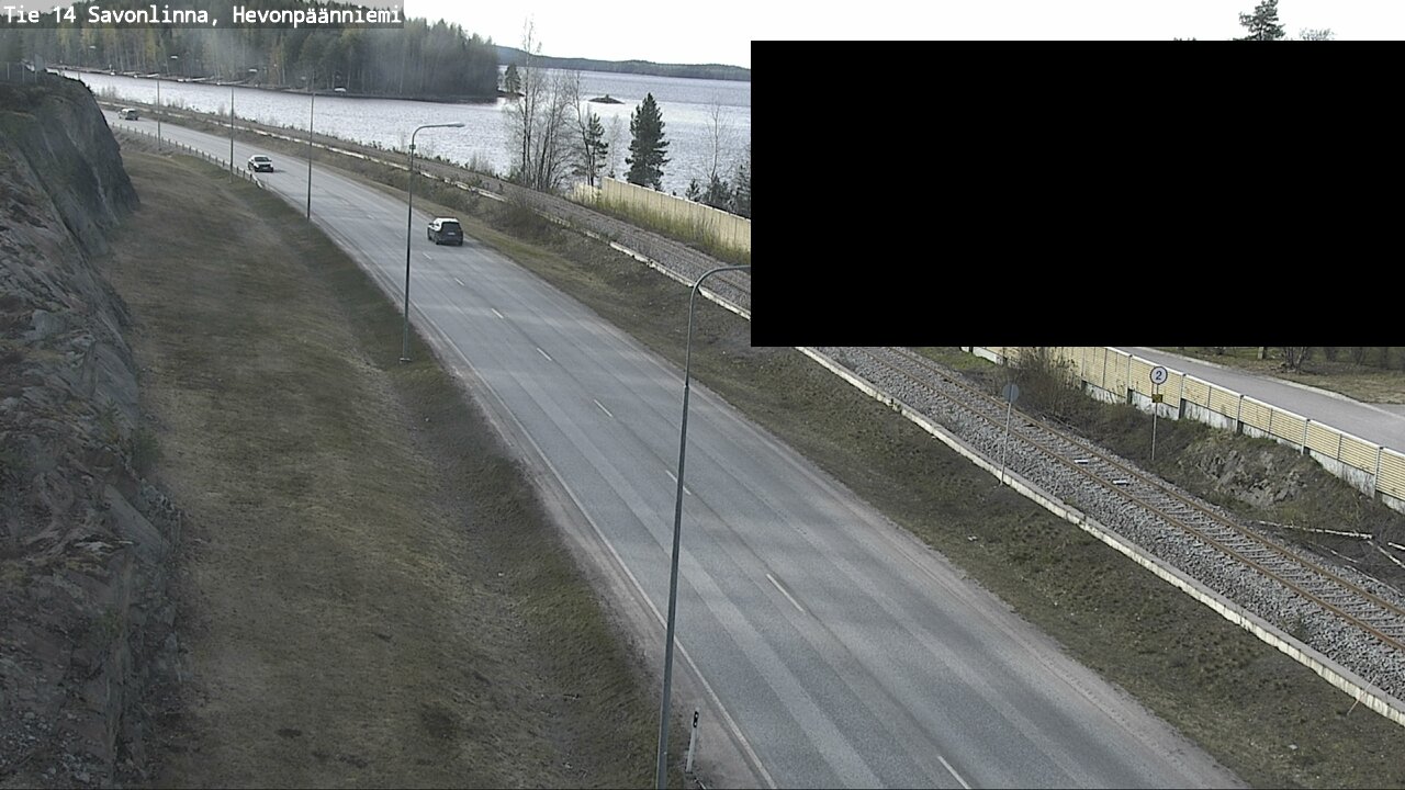 Weather Camera Image Väg 14 Nyslott, Hevonpäänniemi, Savonlinna, Etelä-Savo
