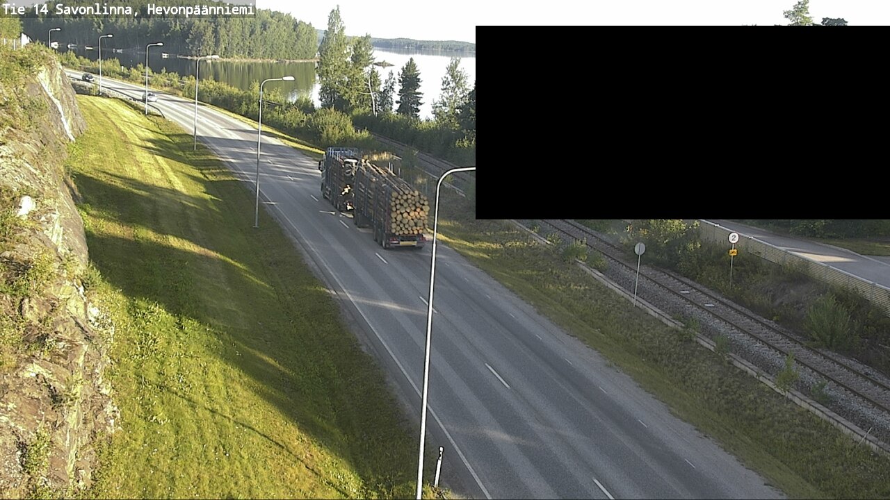 Weather Camera Image Road 14 Savonlinna, Hevonpäänniem, Savonlinna, Etelä-Savo