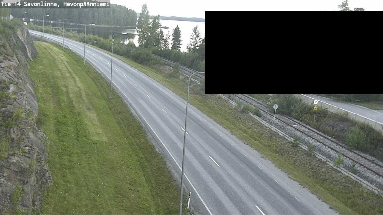 Weather Camera Image Road 14 Savonlinna, Hevonpäänniem, Savonlinna, Etelä-Savo