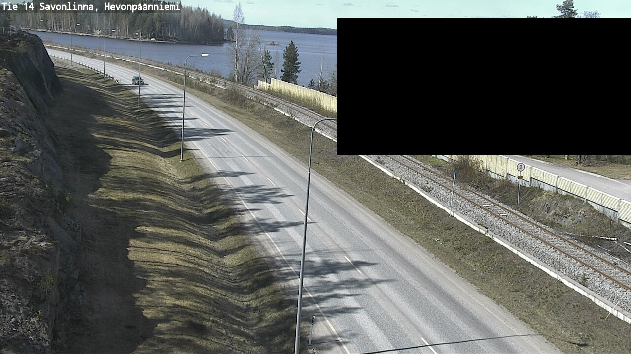 Weather Camera Image Väg 14 Nyslott, Hevonpäänniemi, Savonlinna, Etelä-Savo