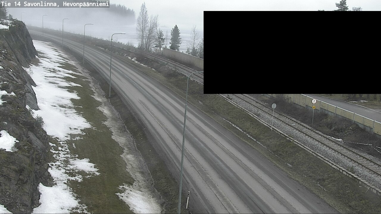 Weather Camera Image Road 14 Savonlinna, Hevonpäänniem, Savonlinna, Etelä-Savo