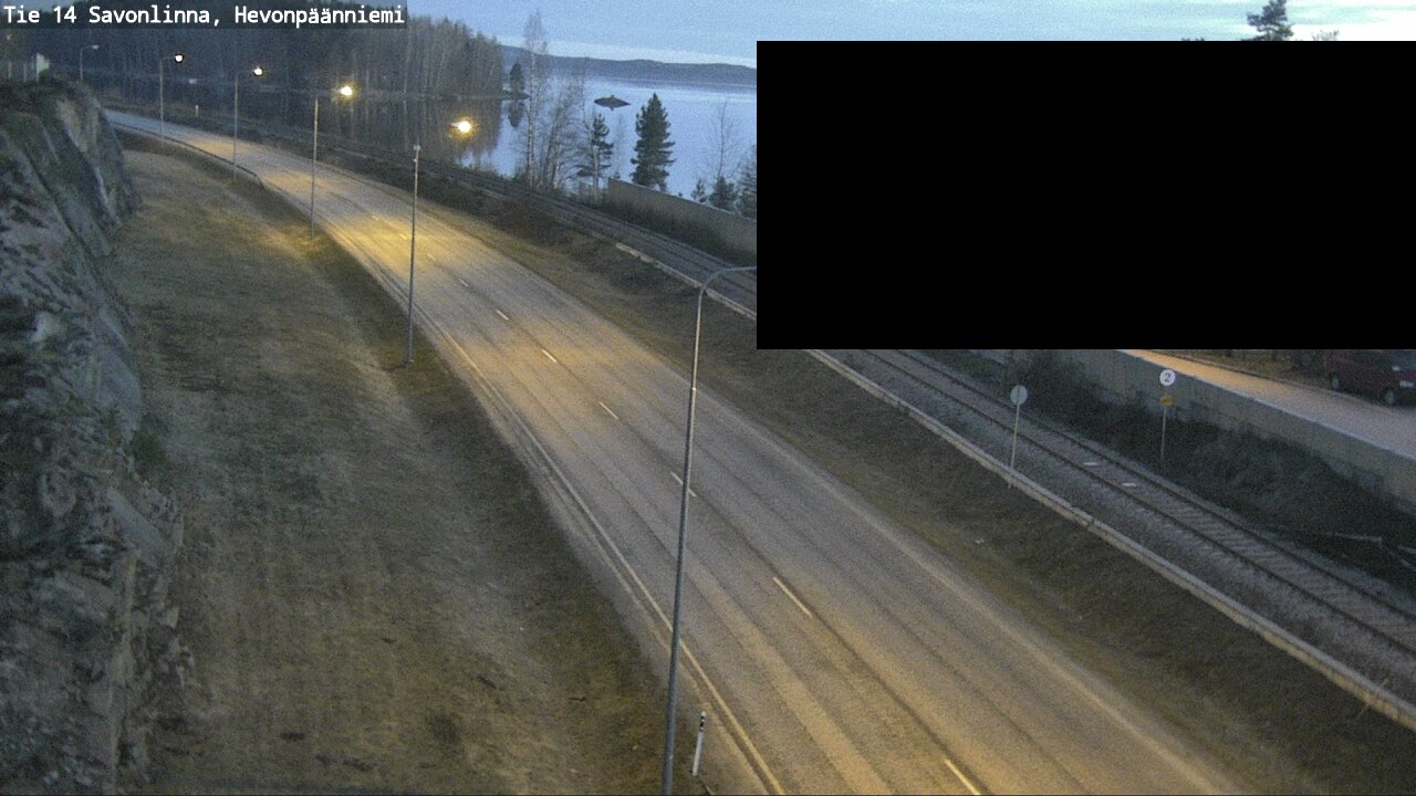 Weather Camera Image Väg 14 Nyslott, Hevonpäänniemi, Savonlinna, Etelä-Savo