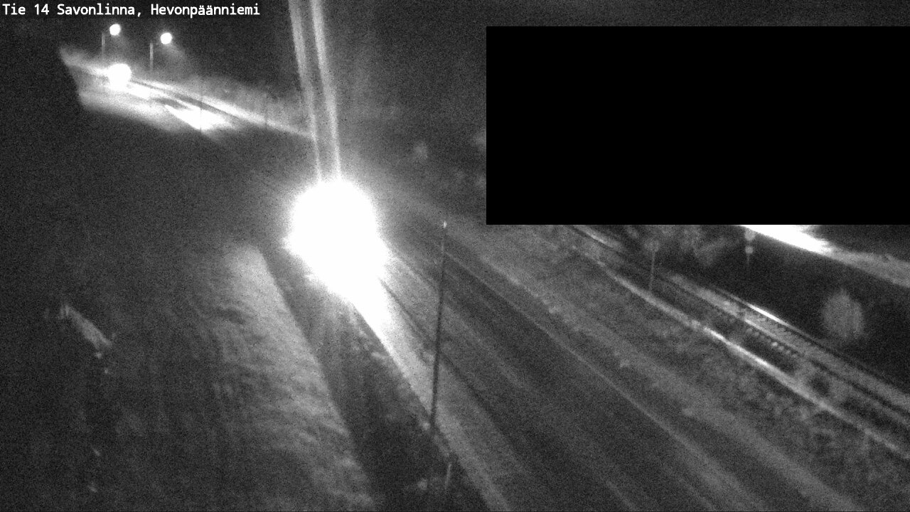 Weather Camera Image Road 14 Savonlinna, Hevonpäänniem, Savonlinna, Etelä-Savo