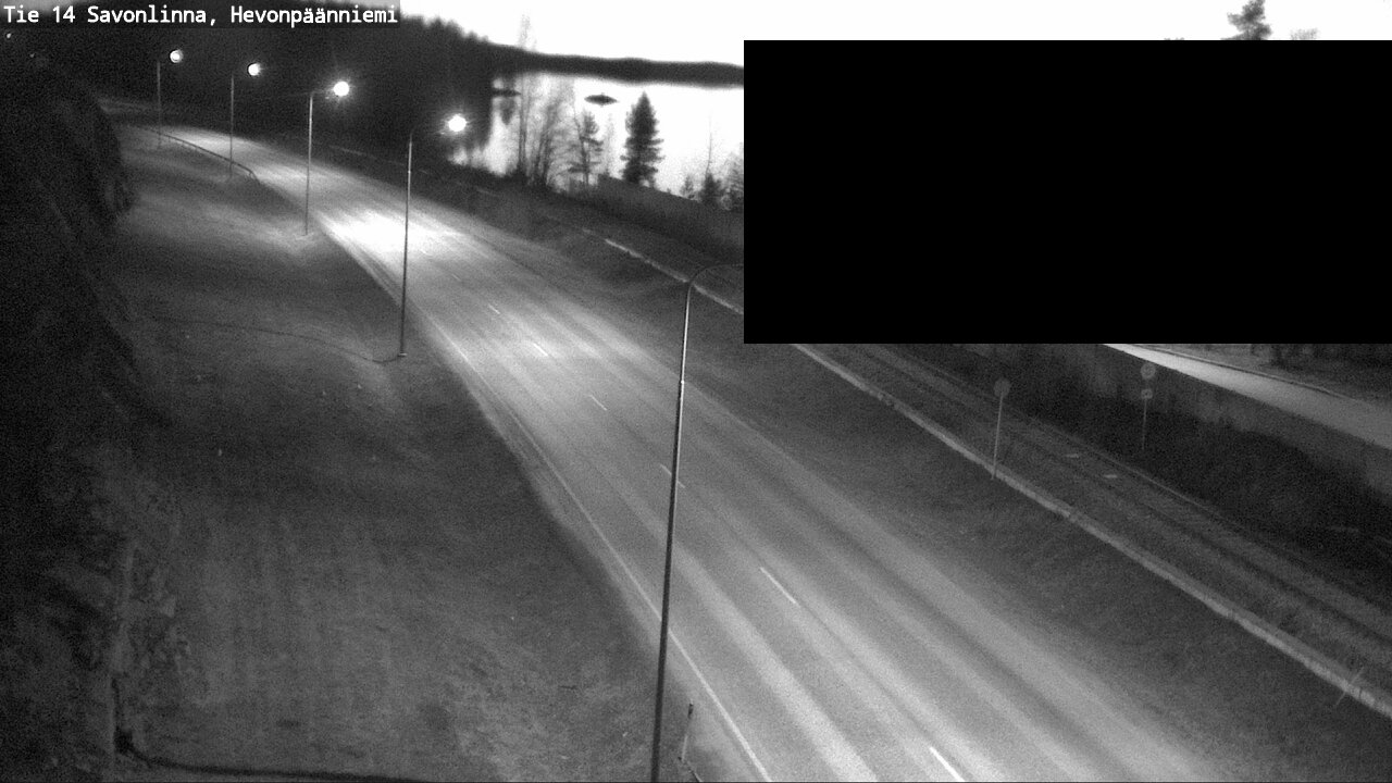 Weather Camera Image Väg 14 Nyslott, Hevonpäänniemi, Savonlinna, Etelä-Savo