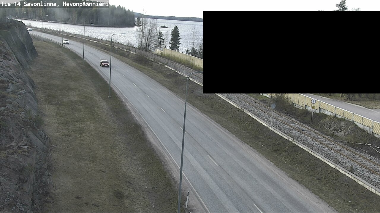 Weather Camera Image Väg 14 Nyslott, Hevonpäänniemi, Savonlinna, Etelä-Savo