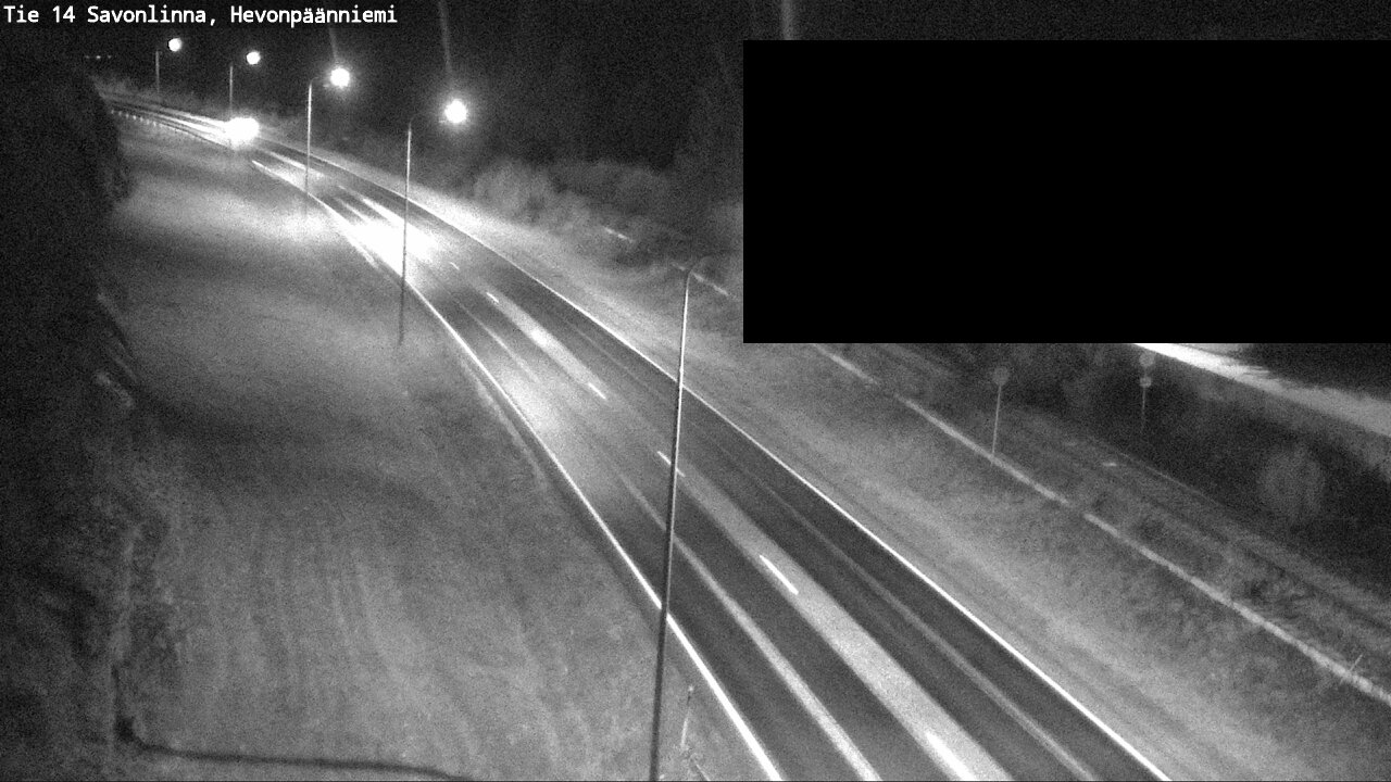 Weather Camera Image Road 14 Savonlinna, Hevonpäänniem, Savonlinna, Etelä-Savo