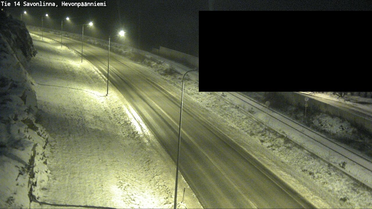 Weather Camera Image Road 14 Savonlinna, Hevonpäänniem, Savonlinna, Etelä-Savo