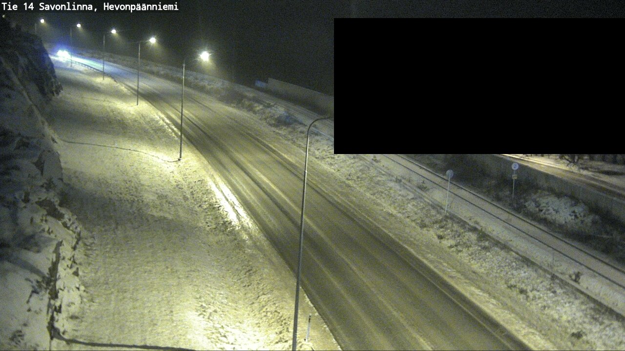 Weather Camera Image Road 14 Savonlinna, Hevonpäänniem, Savonlinna, Etelä-Savo