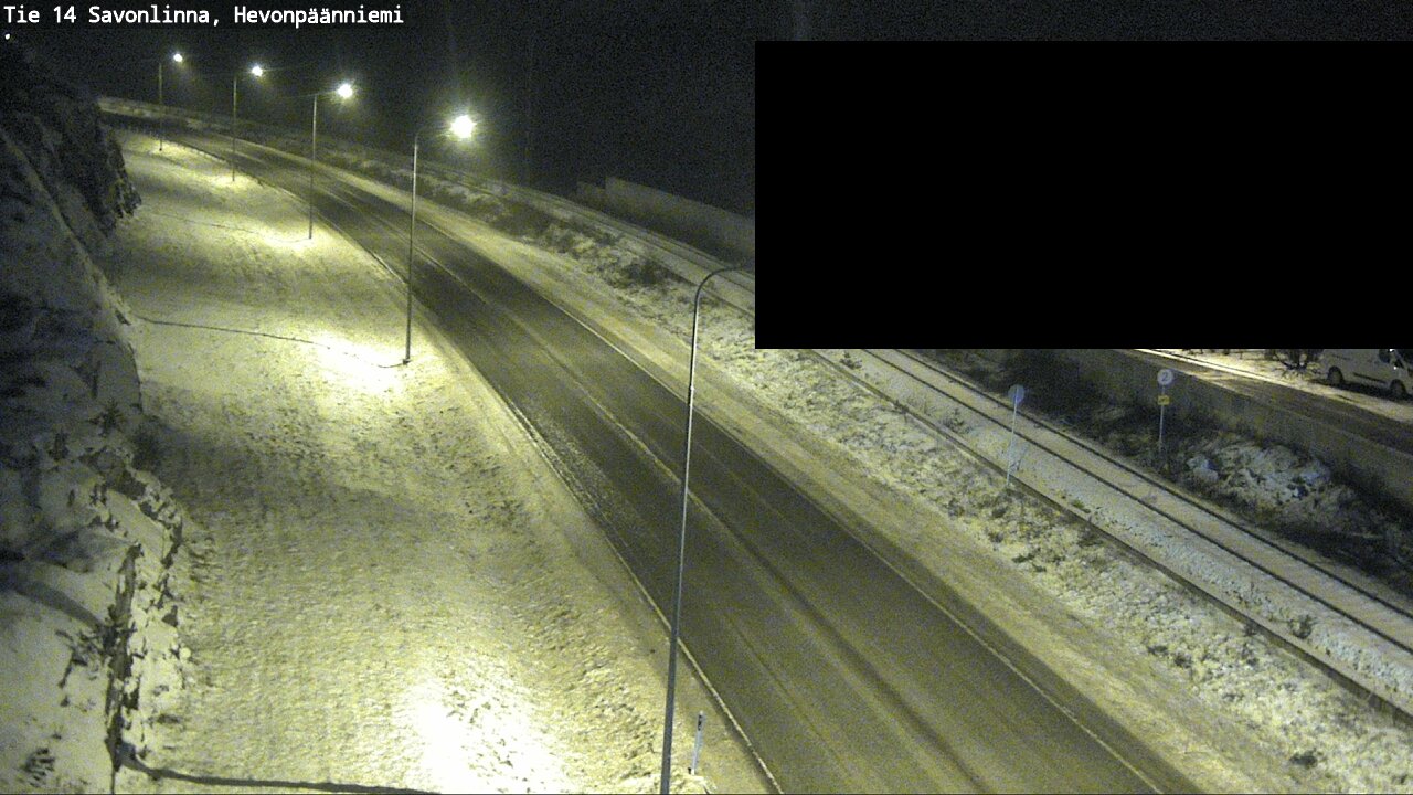 Weather Camera Image Road 14 Savonlinna, Hevonpäänniem, Savonlinna, Etelä-Savo