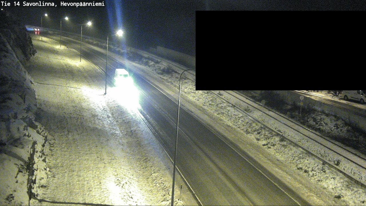 Weather Camera Image Road 14 Savonlinna, Hevonpäänniem, Savonlinna, Etelä-Savo