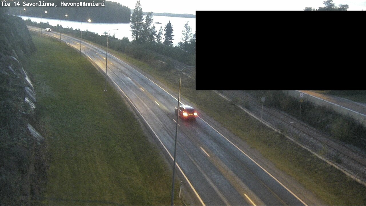 Weather Camera Image Road 14 Savonlinna, Hevonpäänniem, Savonlinna, Etelä-Savo