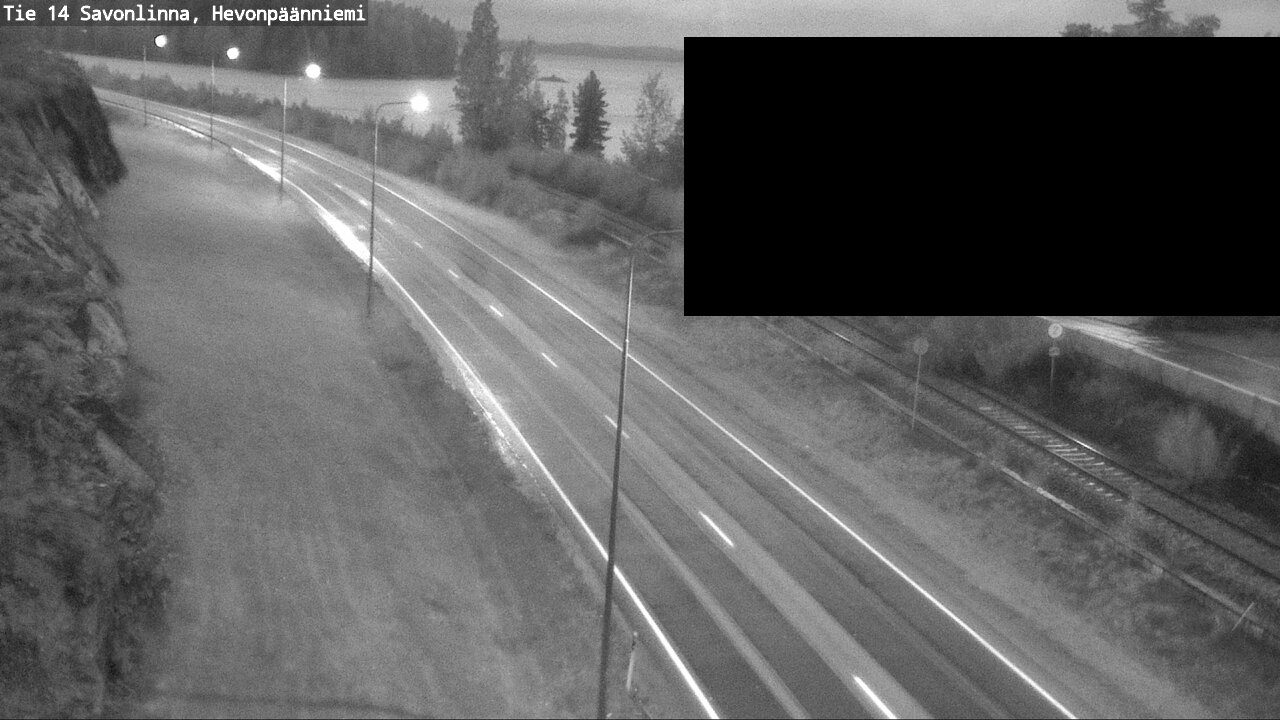Weather Camera Image Road 14 Savonlinna, Hevonpäänniem, Savonlinna, Etelä-Savo
