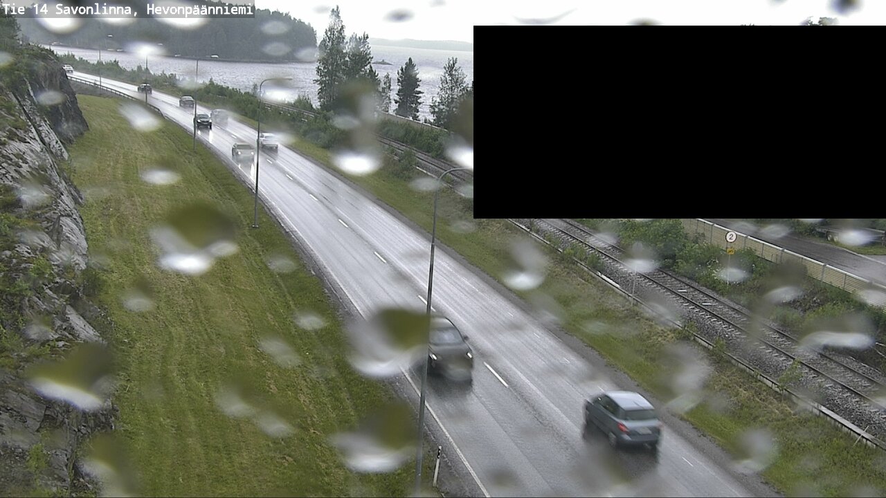 Weather Camera Image Road 14 Savonlinna, Hevonpäänniem, Savonlinna, Etelä-Savo
