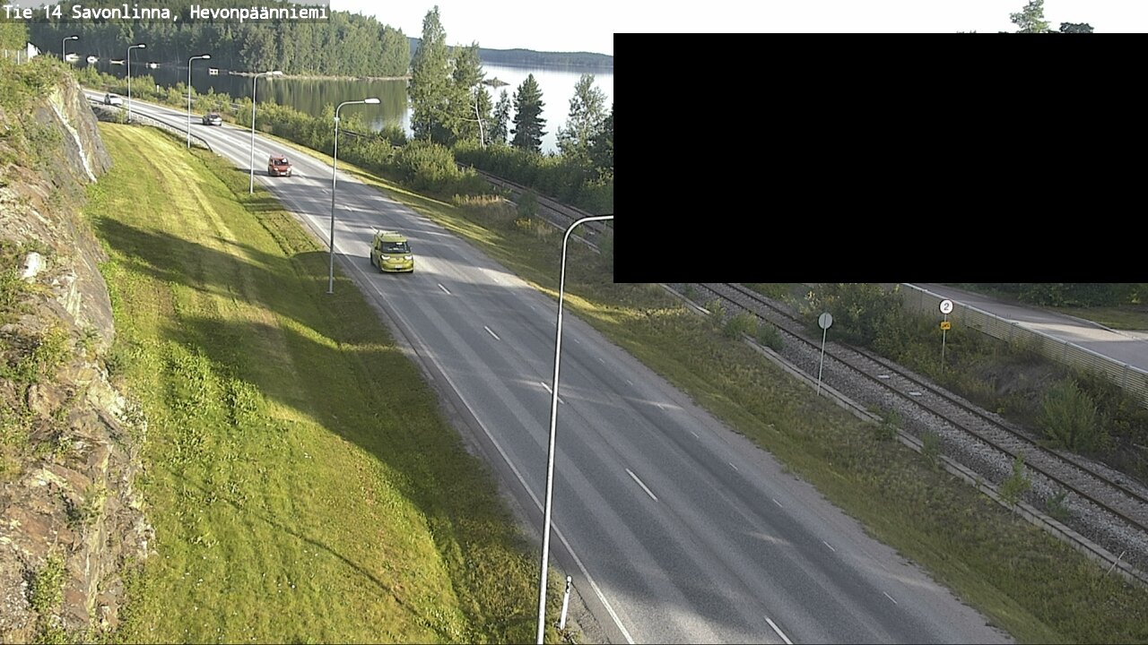 Weather Camera Image Road 14 Savonlinna, Hevonpäänniem, Savonlinna, Etelä-Savo